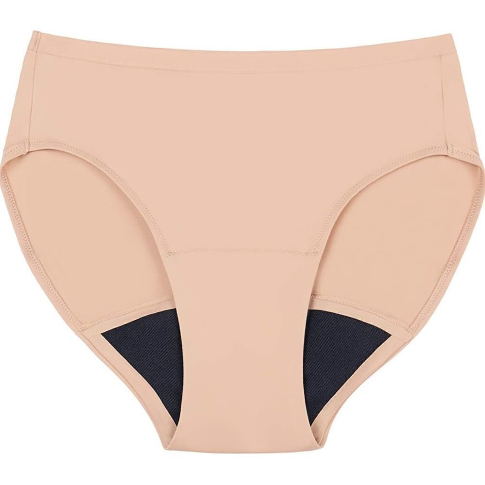 Speax By Thinx Absorbent Bladder Leak Underwear French Cut Large Beige